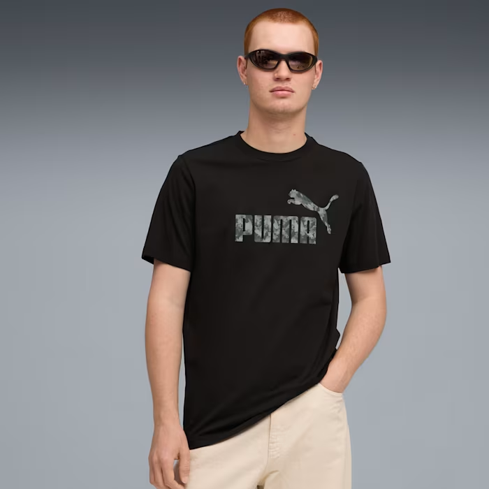 PUMA M ESS CAMO TEE